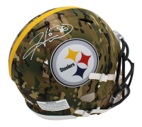 Hines Ward Signed Steelers Full-Size Authentic On-Field Camo Alternate Speed Helmet (Beckett) at PristineAuction.com