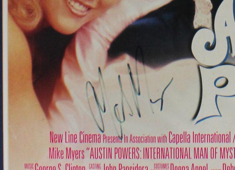 Mike Myers Signed "Austin Powers: International Man of Mystery" Custom Framed Movie Poster (JSA) at PristineAuction.com Mike Myers Signed "Austin Powers: International Man of Mystery" Custom Framed Movie Poster (JSA) at PristineAuction.com