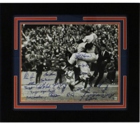 1969 Mets Custom Framed Photo Team-Signed By (27) with Nolan Ryan, Tom Seaver, Yogi Berra (Beckett) at PristineAuction.com