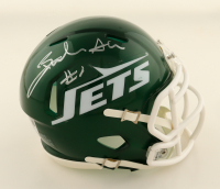 Braelon Allen Signed Jets Speed Mini Helmet (Fanatics) at PristineAuction.com