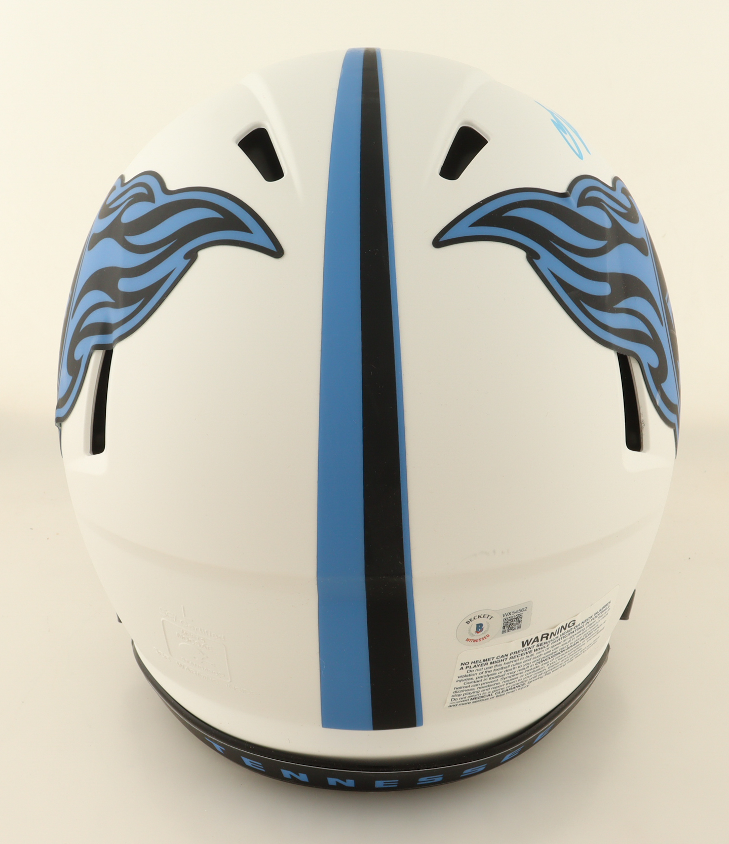 Treylon Burks Signed Titans Full-Size Authentic On-Field Lunar Eclipse Alternate Speed Helmet (Beckett) at PristineAuction.com Treylon Burks Signed Titans Full-Size Authentic On-Field Lunar Eclipse Alternate Speed Helmet (Beckett) at PristineAuction.com