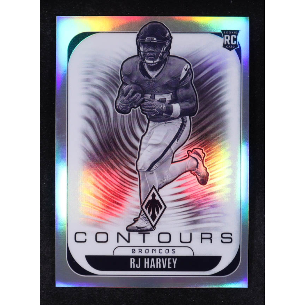 RJ Harvey 2025 Panini Phoenix Contours #10 RC at PristineAuction.com