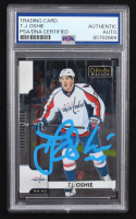T.J. Oshie Signed 2017-18 O-Pee-Chee Platinum #69 (PSA) at PristineAuction.com