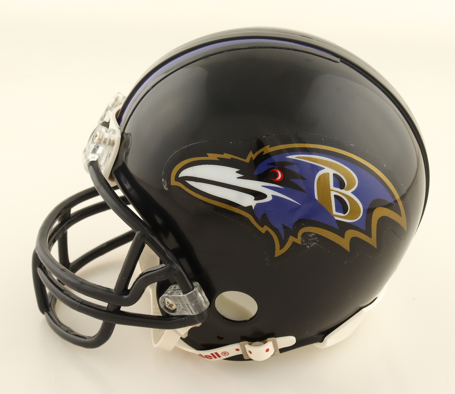 Ray Lewis Signed Ravens Mini Helmet with Display Case (Beckett) at PristineAuction.com Ray Lewis Signed Ravens Mini Helmet with Display Case (Beckett) at PristineAuction.com