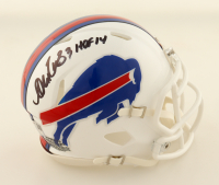 Andre Reed Signed Bills Speed Mini Helmet Inscribed "HOF 14" (Fanatics) at PristineAuction.com