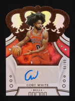 Coby White 2019-20 Crown Royale Crown Rookie Autographs #39 #08/49 RC at PristineAuction.com