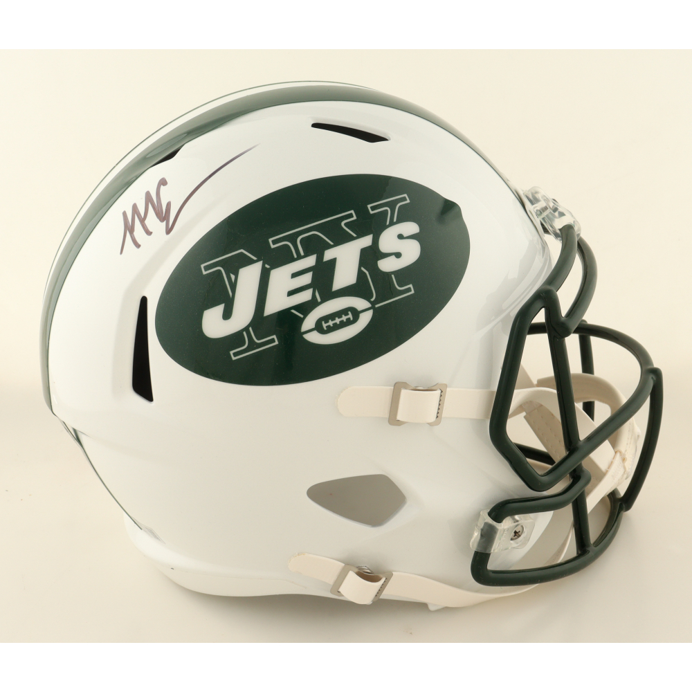Malachi Corley Signed Jets Full-Size Speed Helmet (Beckett) at PristineAuction.com