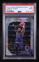 LeBron James 2019-20 Hoops Premium Stock Prizms Pulsar #87 (PSA 9) at PristineAuction.com