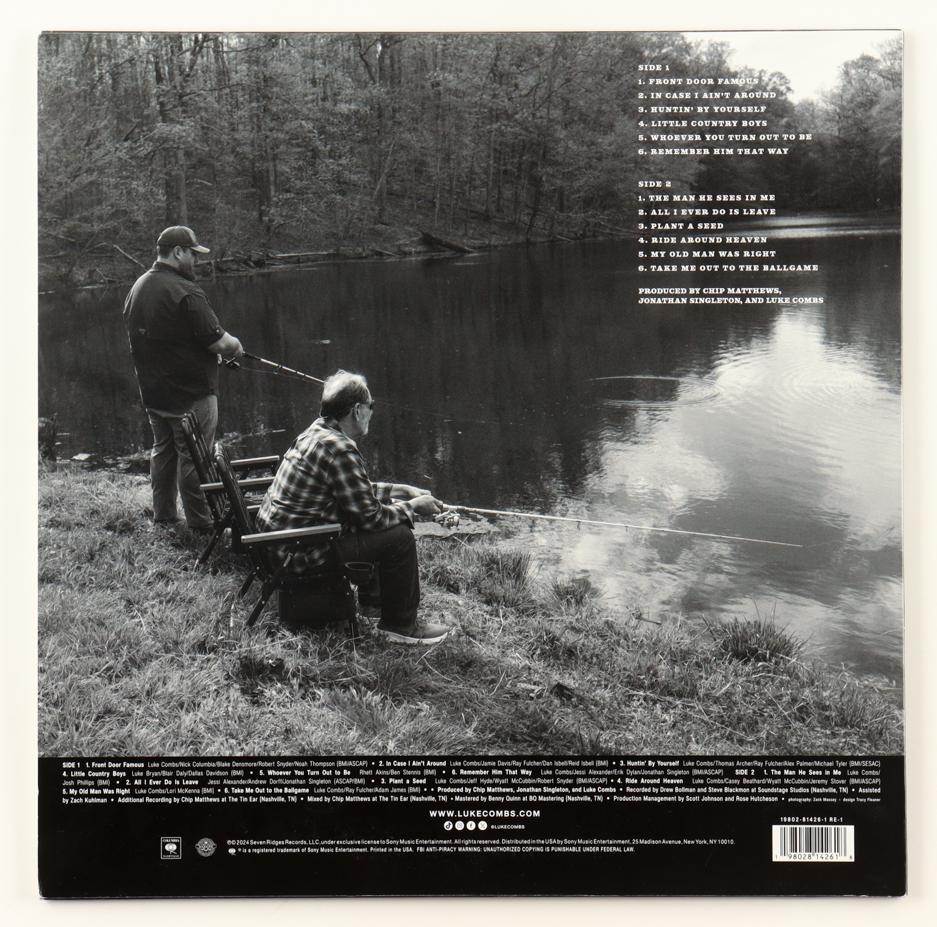 Luke Combs Signed "Fathers & Sons" Vinyl Record Album with Personal Inscription (Beckett) at PristineAuction.com Luke Combs Signed "Fathers & Sons" Vinyl Record Album with Personal Inscription (Beckett) at PristineAuction.com