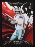 Dak Prescott 2025 Wild Card Metallix Paint Red Rainbow Foil #WMP-DP #3/3 at PristineAuction.com