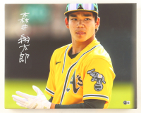 Shotaro Morii Signed Arizona Complex League Athletics Canvas Panel (Beckett) at PristineAuction.com