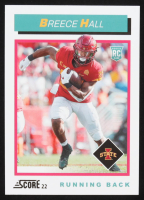 Breece Hall 2022 Score '92 Throwback Rookies #5 RC at PristineAuction.com