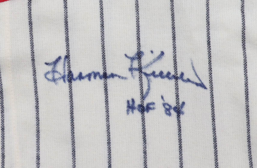 Harmon Killebrew Signed Senators Mitchell & Ness Authentic Jersey Inscribed "HOF 84" (PSA) at PristineAuction.com Harmon Killebrew Signed Senators Mitchell & Ness Authentic Jersey Inscribed "HOF 84" (PSA) at PristineAuction.com