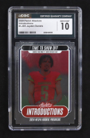 Jayden Daniels 2024 Panini Absolute Introductions #I-JDS RC (CGC 10) at PristineAuction.com