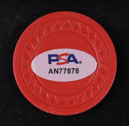 Matt Damon Signed Poker Chip (PSA) at PristineAuction.com Matt Damon Signed Poker Chip (PSA) at PristineAuction.com
