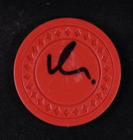 Matt Damon Signed Poker Chip (PSA) at PristineAuction.com