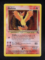 Moltres 1999 Pokemon Fossil Unlimited #12 Holo at PristineAuction.com