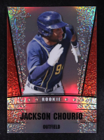 Jackson Chourio 2023 Leaf Metal Special Release Rookie Silver Prismatic Red #RS37 RC #2/2 at PristineAuction.com