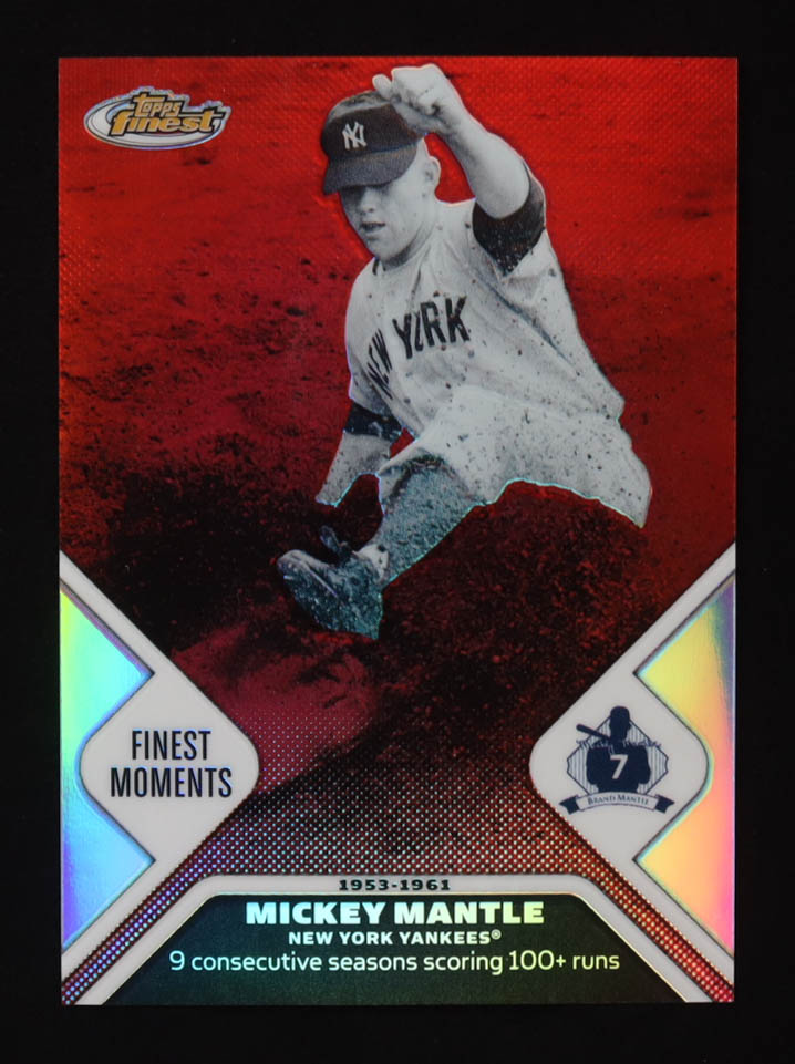 Mickey Mantle 2006 Finest Mantle Moments Refractors #MMFM7 #362/399 at PristineAuction.com Mickey Mantle 2006 Finest Mantle Moments Refractors #MMFM7 #362/399 at PristineAuction.com