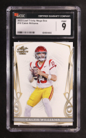 Caleb Williams 2023 Leaf Trinity Mega Box #10 RC (CGC 9) at PristineAuction.com