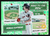 Roman Anthony 2024 Topps Pro Debut Road to the Show Green Foil #RTTS3 RC #07/99 at PristineAuction.com