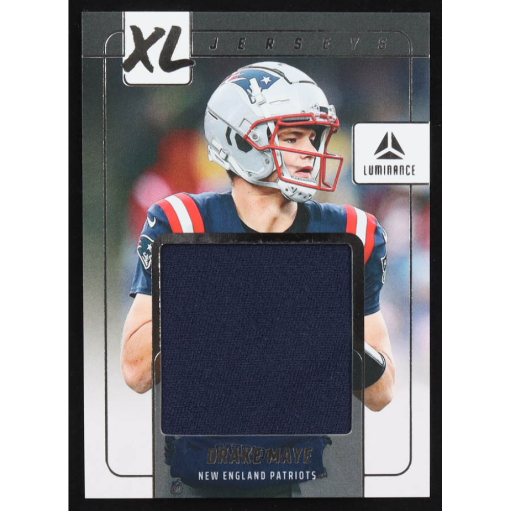Drake Maye 2025 Panini Luminance XL Jerseys #9 at PristineAuction.com