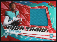 Travis Hunter 2025 Panini Phoenix Rookie Phenom Jerseys Red #22 RC #026/299 at PristineAuction.com