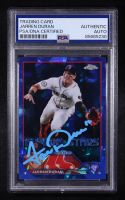 Jarren Duran Signed 2023 Topps Chrome Sapphire #242 (PSA) at PristineAuction.com