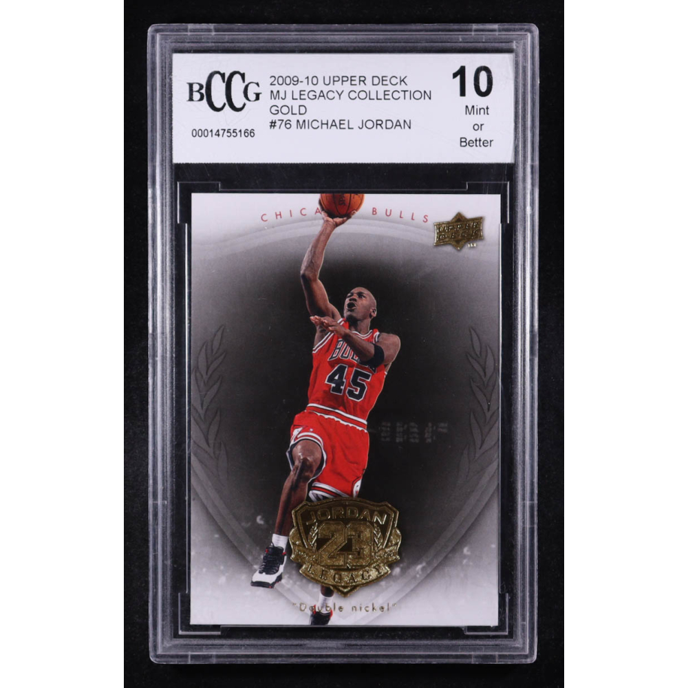 Michael Jordan 2009-10 Upper Deck Michael Jordan Legacy Collection Gold #76 (BCCG 10) at PristineAuction.com