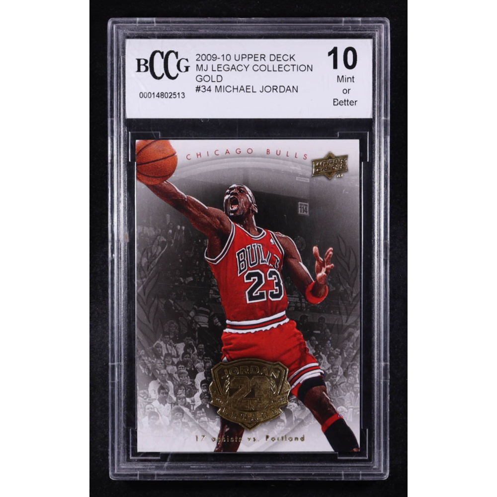 Michael Jordan 2009-10 Upper Deck Michael Jordan Legacy Collection Gold #34 (BCCG 10) at PristineAuction.com