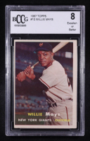 Willie Mays 1957 Topps #10 (BCCG 8) at PristineAuction.com