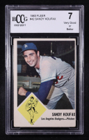 Sandy Koufax 1963 Fleer #42 (BCCG 7) at PristineAuction.com