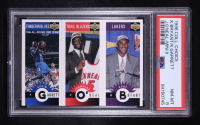 Kobe Bryant RC / Jermaine O'Neal RC / Kevin Garnett 1996-97 Collector's Choice Mini-Cards #M129 (PSA 8) at PristineAuction.com
