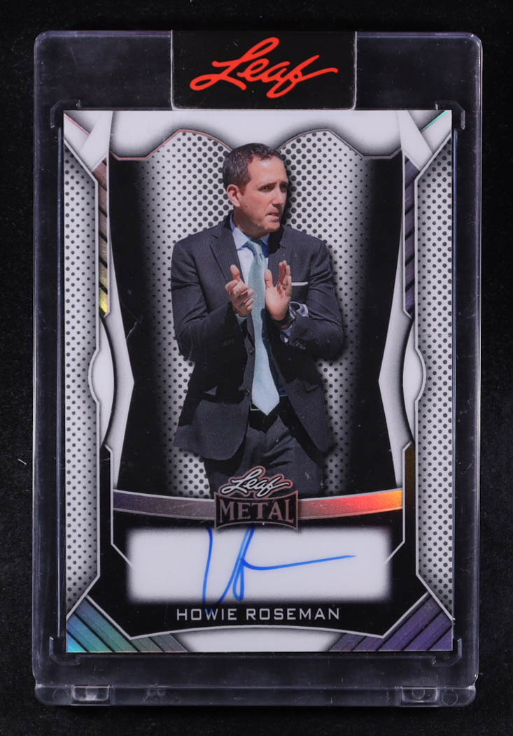 Howie Roseman 2025 Leaf Metal Autographs Prismatic White #MAHR1 #23/49 at PristineAuction.com Howie Roseman 2025 Leaf Metal Autographs Prismatic White #MAHR1 #23/49 at PristineAuction.com