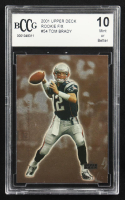Tom Brady 2001 Upper Deck Rookie F/X #54 (BCCG 10) at PristineAuction.com