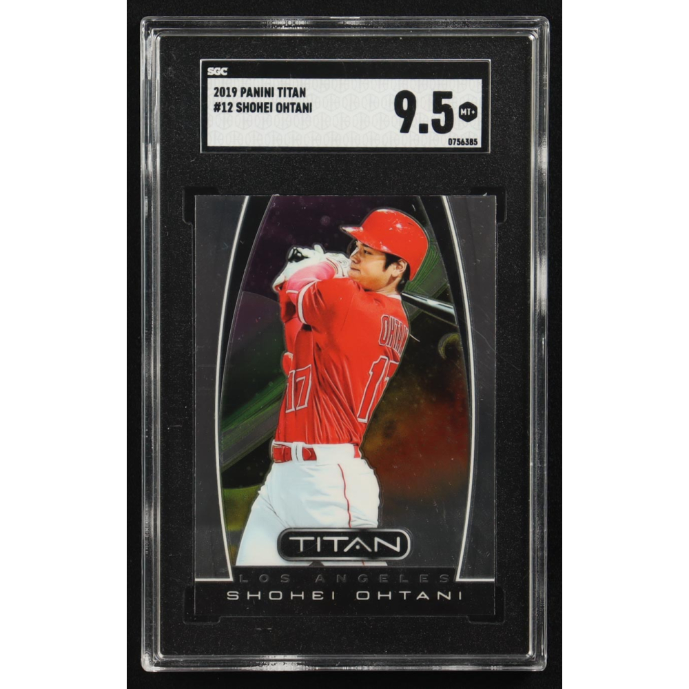 Shohei Ohtani 2019 Panini Titan #12 (SGC 9.5) at PristineAuction.com