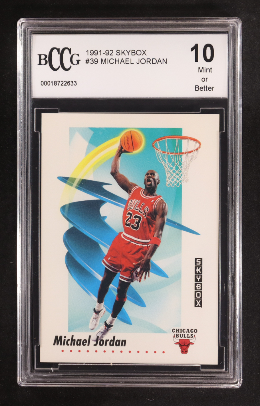 Michael Jordan 1991-92 SkyBox #39 (BCCG 10) at PristineAuction.com Michael Jordan 1991-92 SkyBox #39 (BCCG 10) at PristineAuction.com