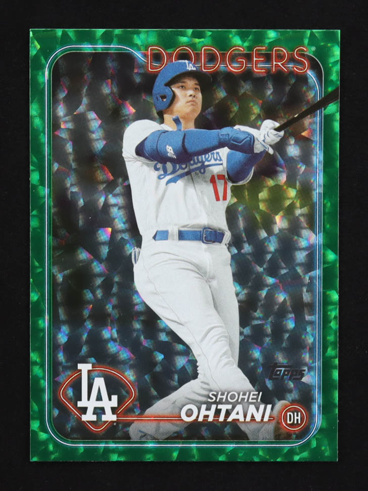 Shohei Ohtani 2024 Topps Green Foil #500 #281/499 at PristineAuction.com Shohei Ohtani 2024 Topps Green Foil #500 #281/499 at PristineAuction.com