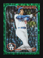 Shohei Ohtani 2024 Topps Green Foil #500 #281/499 at PristineAuction.com