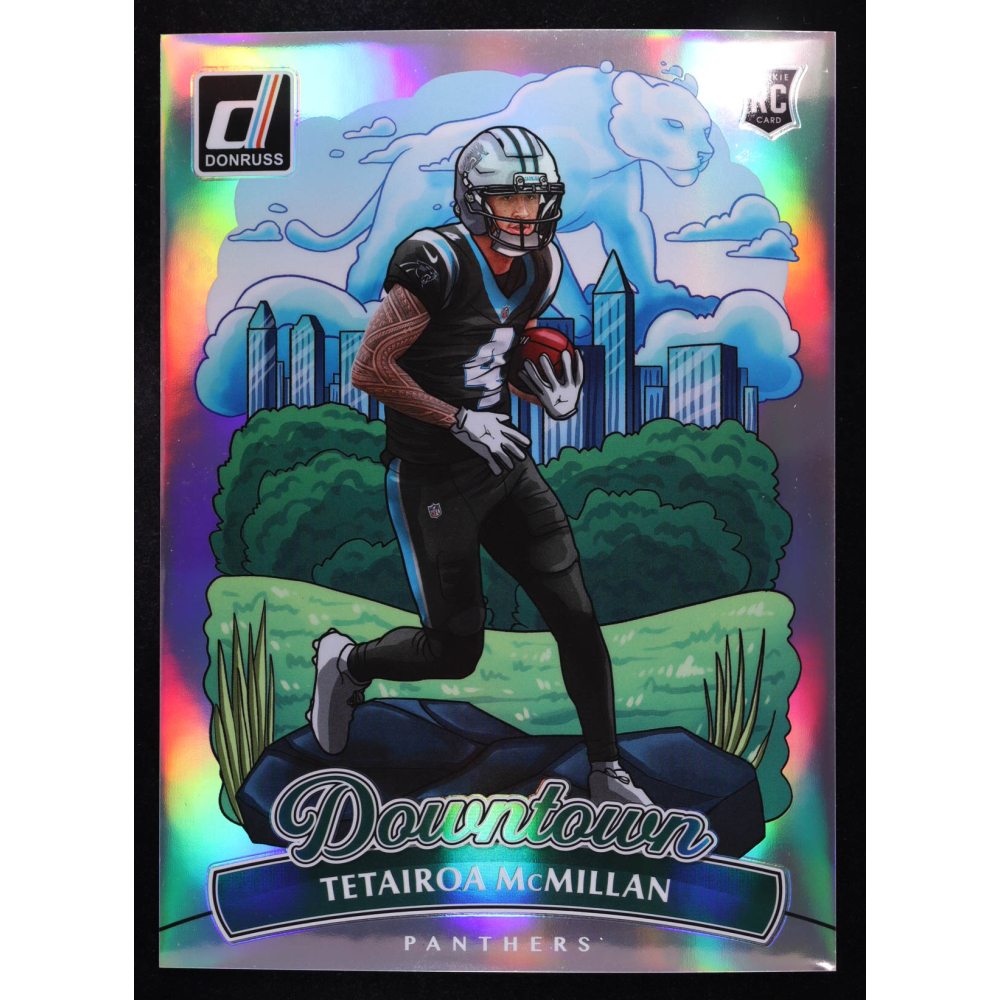 Tetairoa McMillan 2025 Donruss Downtown! Oversize #15 RC at PristineAuction.com