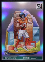 Bo Nix 2024 Donruss Downtown Oversize #19 RC at PristineAuction.com