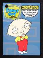 Stewie Griffin 2005 Inkworks Family Guy Season One Autograph Redemption Card #NNO at PristineAuction.com