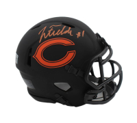 Justin Fields Signed Bears Eclipse Alternate Speed Mini Helmet (Beckett) at PristineAuction.com