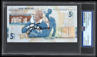Jack Nicklaus Signed 5 Pound Bank Note (PSA) at PristineAuction.com