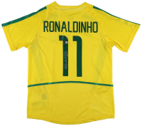 Ronaldinho Signed Brazil National Team Nike Authentic Jersey (Beckett) at PristineAuction.com