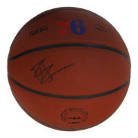 V. J. Edgecombe Signed 76ers Logo Basketball (Beckett) at PristineAuction.com