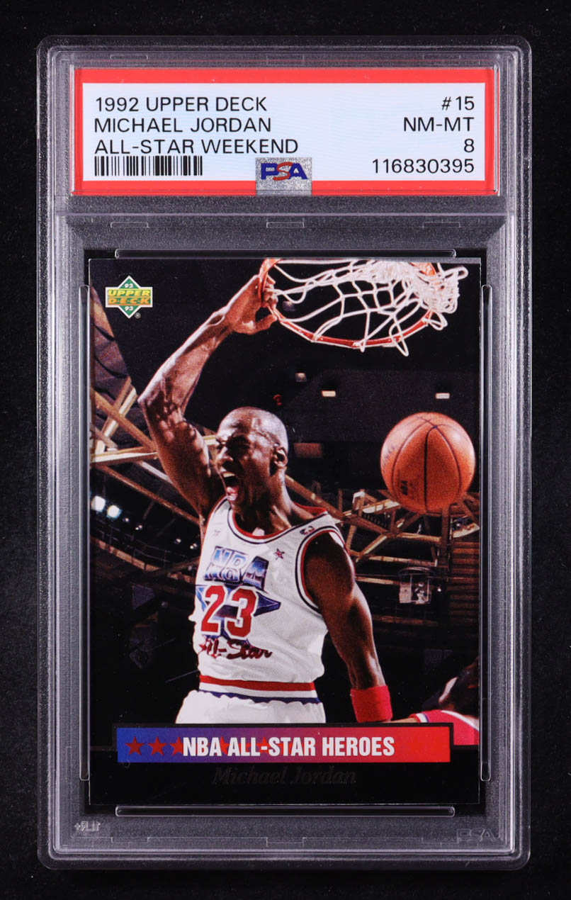 Michael Jordan 1992-93 Upper Deck All-Star Weekend #15 (PSA 8) at PristineAuction.com Michael Jordan 1992-93 Upper Deck All-Star Weekend #15 (PSA 8) at PristineAuction.com