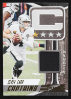 Derek Carr 2021 Panini Playbook Captains Jerseys #2 at PristineAuction.com