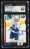 Henrik Sedin Signed 2010-11 Upper Deck Series 1 #7 (CGC | Autograph Graded CGC 10) at PristineAuction.com