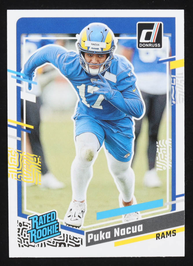 Puka Nacua 2023 Donruss #357 RR RC at PristineAuction.com Puka Nacua 2023 Donruss #357 RR RC at PristineAuction.com